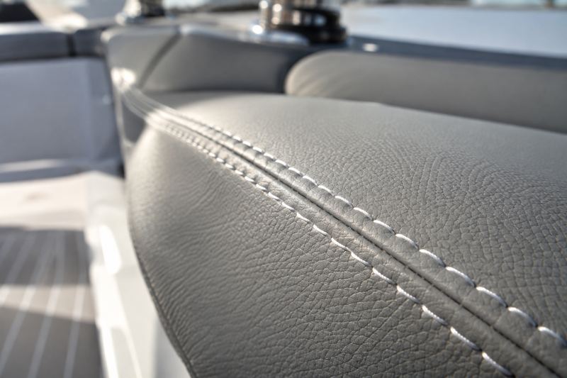 Even stitch length is the first thing to check on new upholstery