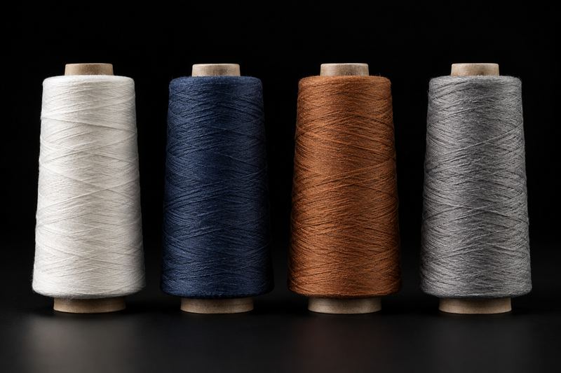 Thread cones in four colors