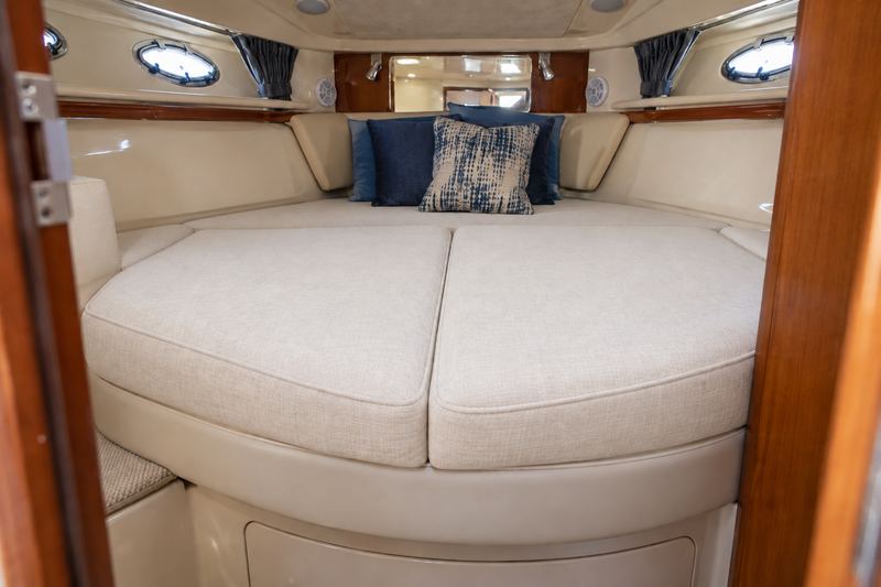 48 ft yacht, new guest cabin mattresses