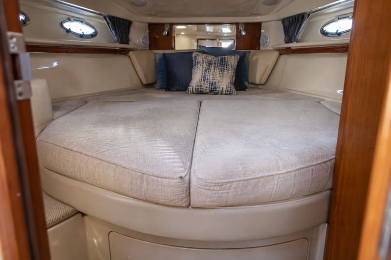 48 ft yacht, worn mattress